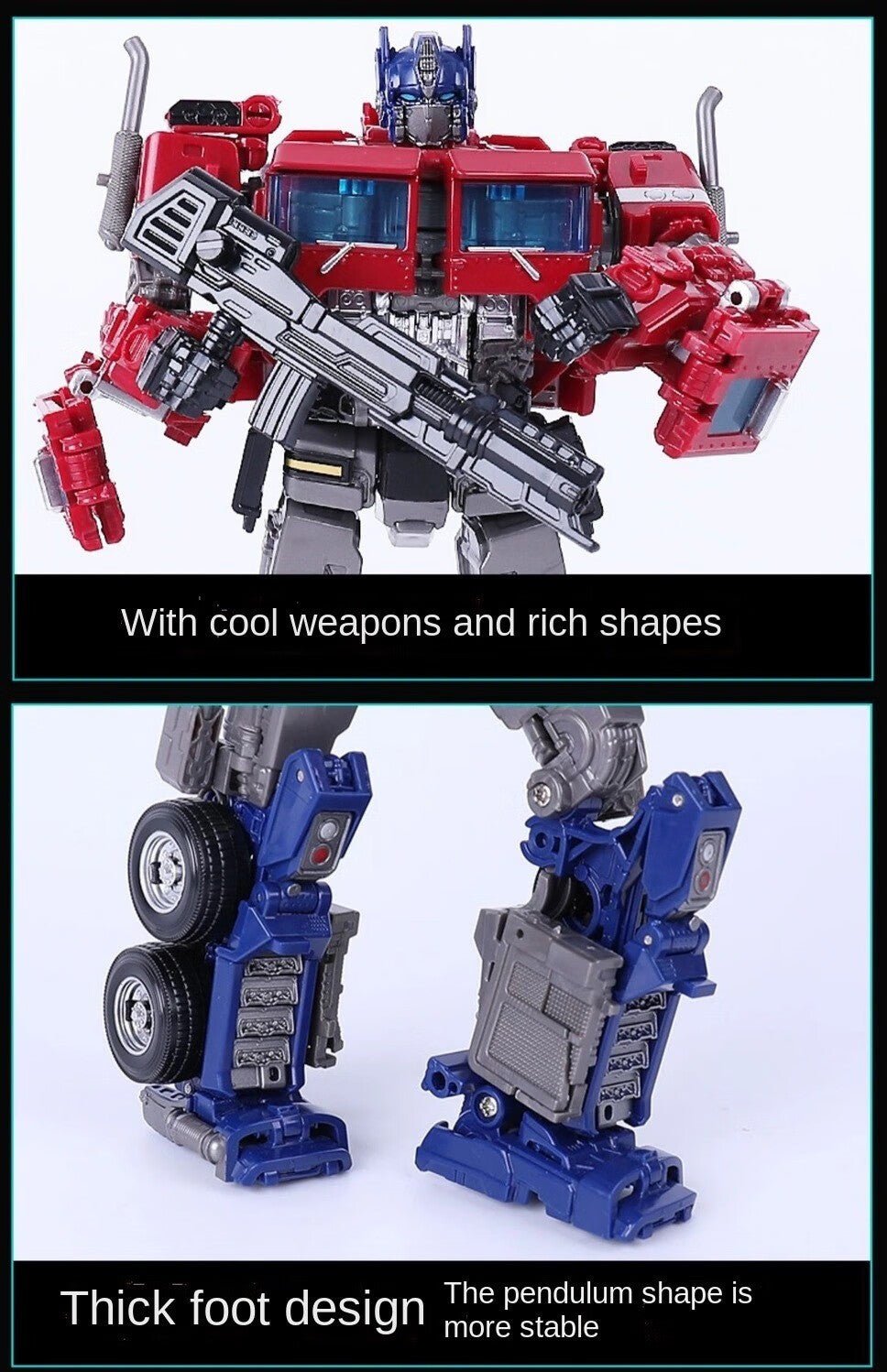 Transforming Robot Car Alloy Optimus Prime Action Figure Movie Toy Gift - Realgroupuae