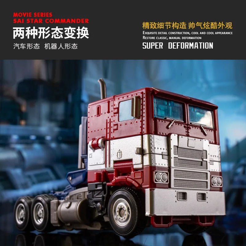 Transforming Robot Car Alloy Optimus Prime Action Figure Movie Toy Gift - Realgroupuae