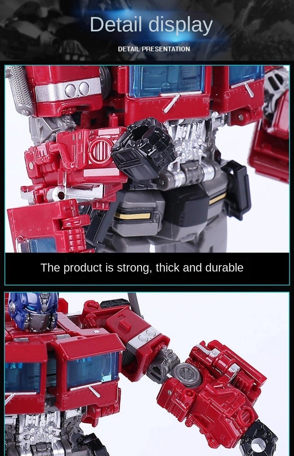 Transforming Robot Car Alloy Optimus Prime Action Figure Movie Toy Gift - Realgroupuae