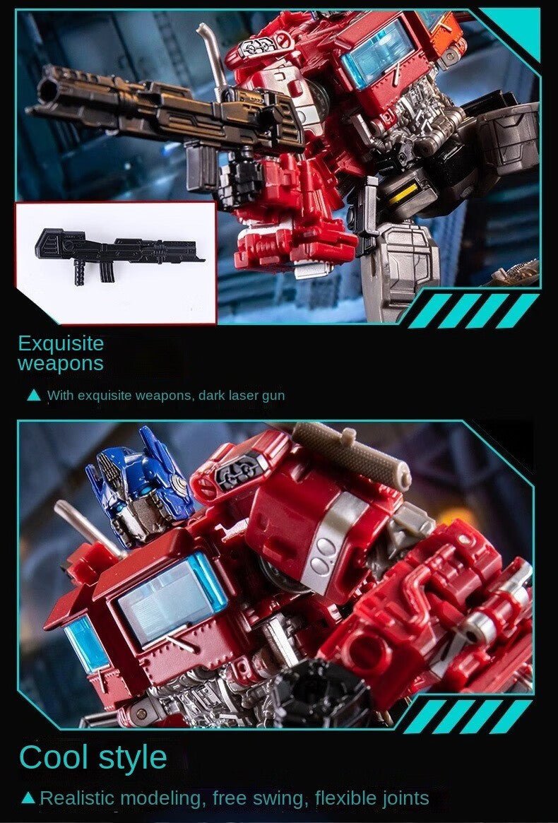 Transforming Robot Car Alloy Optimus Prime Action Figure Movie Toy Gift - Realgroupuae