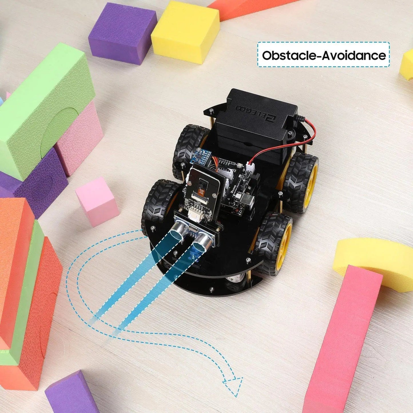 UNO R3 Smart Robot Car Kit V4 Educational Arduino DIY Robotic Toy Gift - Realgroupuae