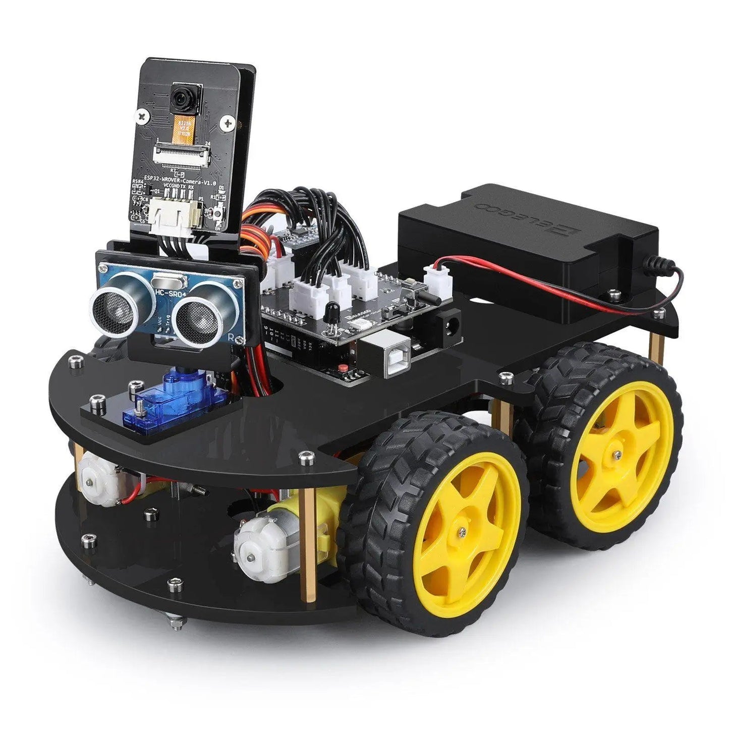 UNO R3 Smart Robot Car Kit V4 Educational Arduino DIY Robotic Toy Gift - Realgroupuae