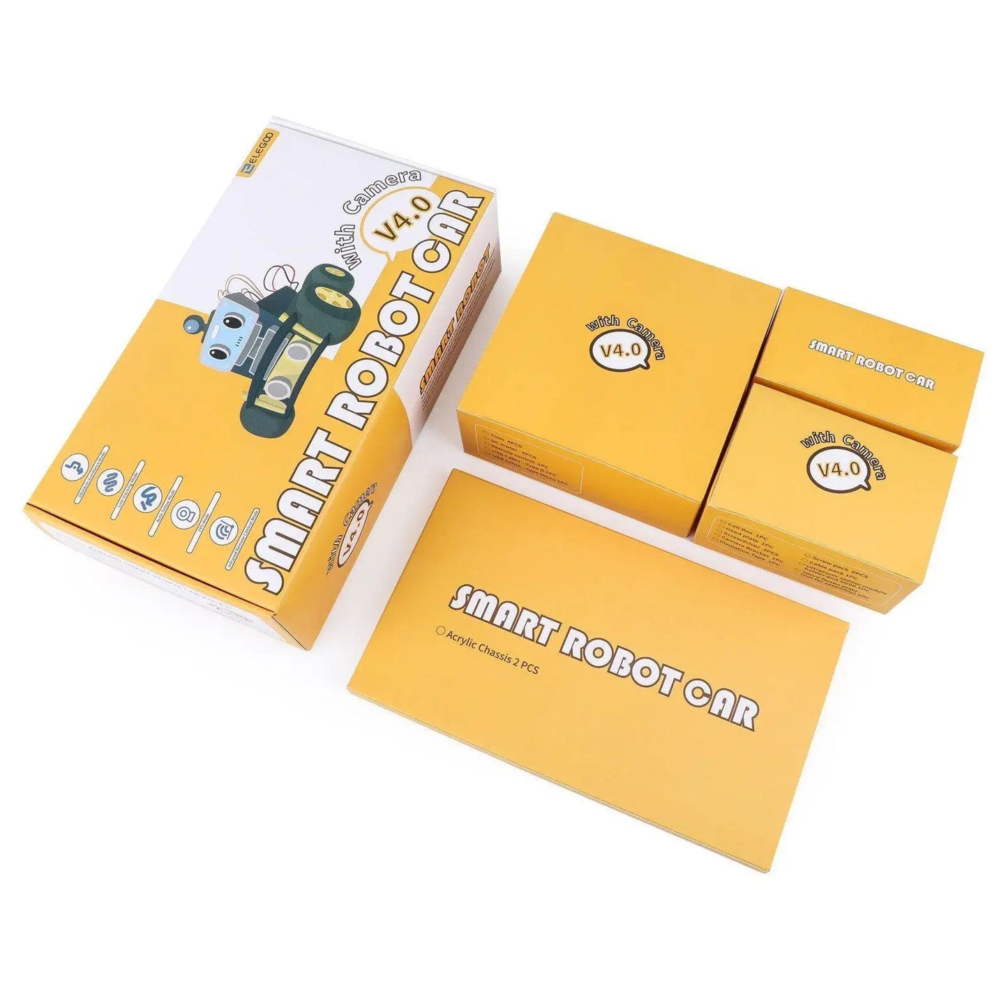 UNO R3 Smart Robot Car Kit V4 Educational Arduino DIY Robotic Toy Gift - Realgroupuae