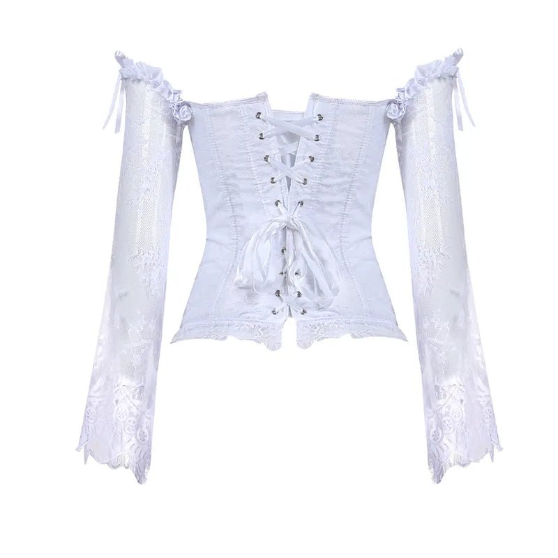Women’s Lace Corset Top | Vintage Victorian Bustier | Retro Fashion Corset - Real Group UAE