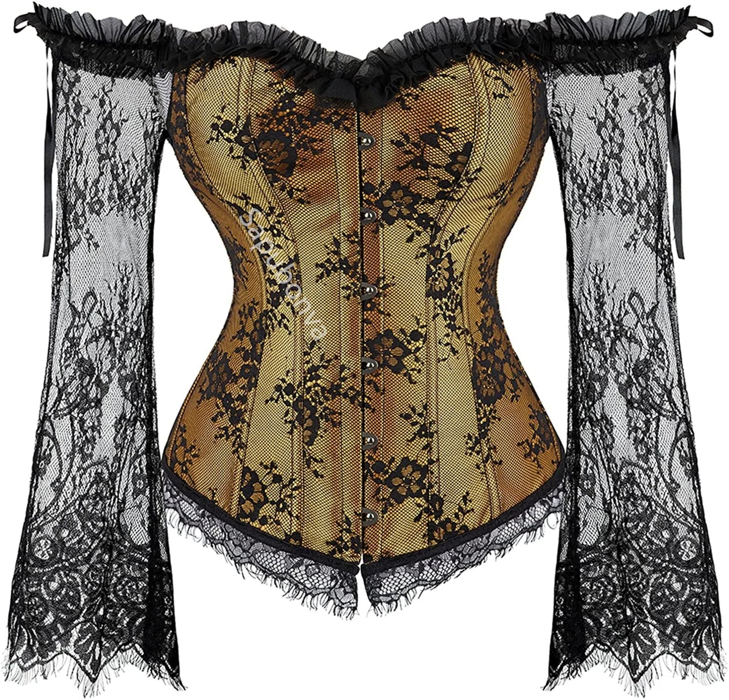 Women’s Lace Corset Top | Vintage Victorian Bustier | Retro Fashion Corset - Real Group UAE