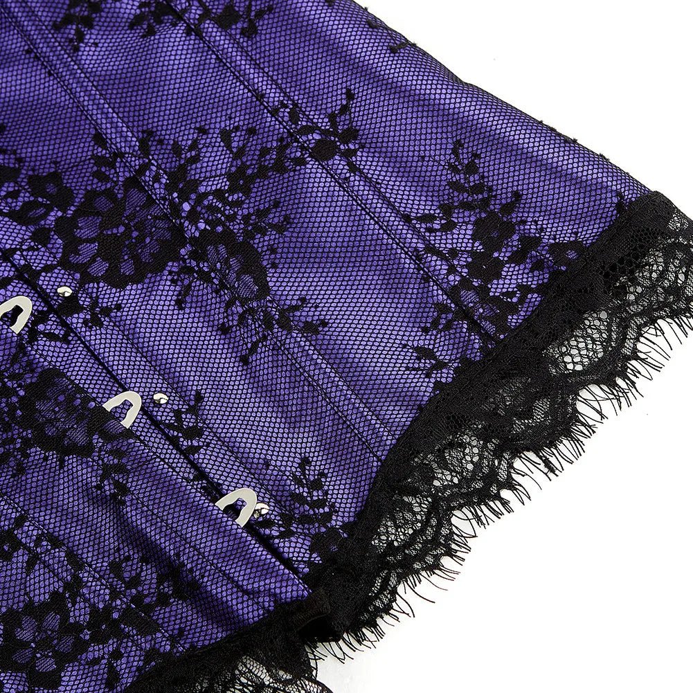 Women’s Lace Corset Top | Vintage Victorian Bustier | Retro Fashion Corset - Real Group UAE