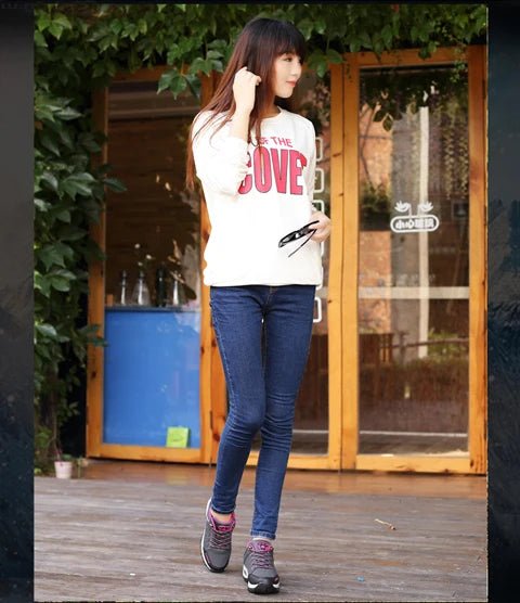 Women’s Platform Walking Shoes | Anti - Slip Outdoor Sneakers - Real Group UAE