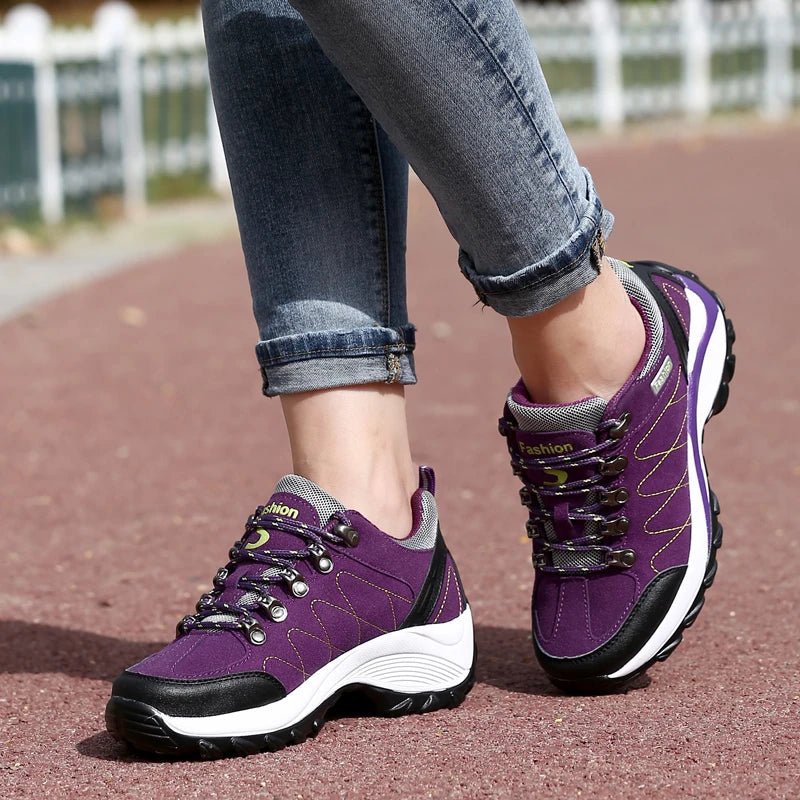 Women’s Platform Walking Shoes | Anti - Slip Outdoor Sneakers - Real Group UAE