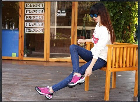 Women’s Platform Walking Shoes | Anti - Slip Outdoor Sneakers - Real Group UAE