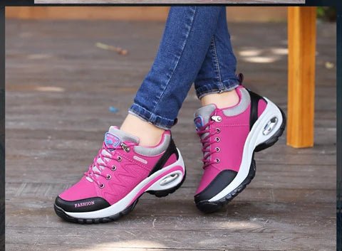 Women’s Platform Walking Shoes | Anti - Slip Outdoor Sneakers - Real Group UAE