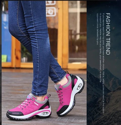 Women’s Platform Walking Shoes | Anti - Slip Outdoor Sneakers - Real Group UAE