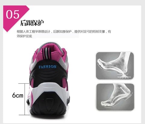 Women’s Platform Walking Shoes | Anti - Slip Outdoor Sneakers - Real Group UAE
