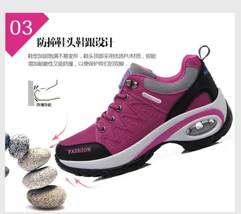 Women’s Platform Walking Shoes | Anti - Slip Outdoor Sneakers - Real Group UAE