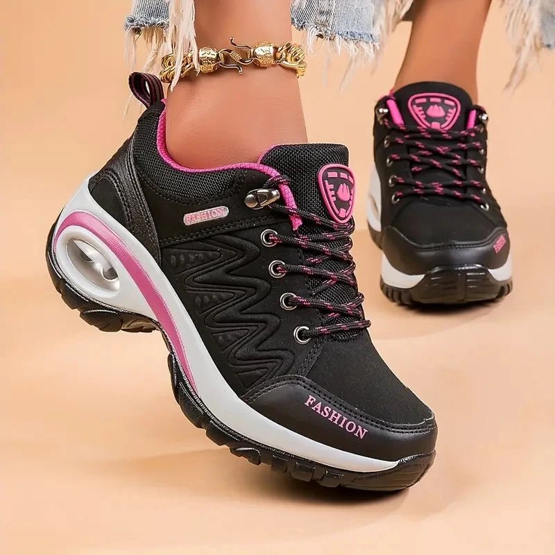 Women’s Platform Walking Shoes | Anti - Slip Outdoor Sneakers - Real Group UAE