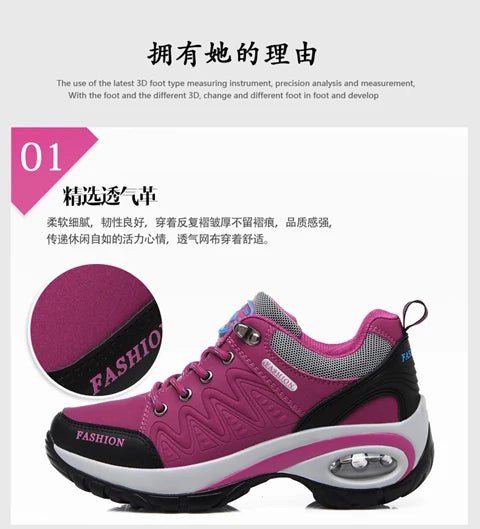 Women’s Platform Walking Shoes | Anti - Slip Outdoor Sneakers - Real Group UAE