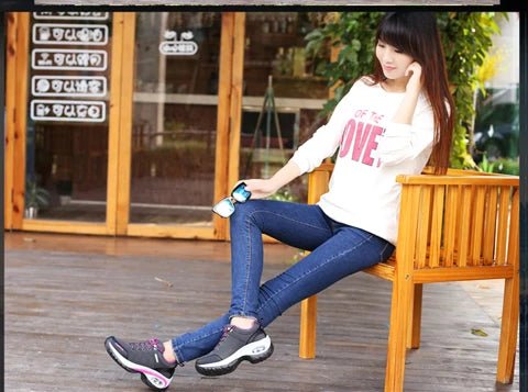 Women’s Platform Walking Shoes | Anti - Slip Outdoor Sneakers - Real Group UAE