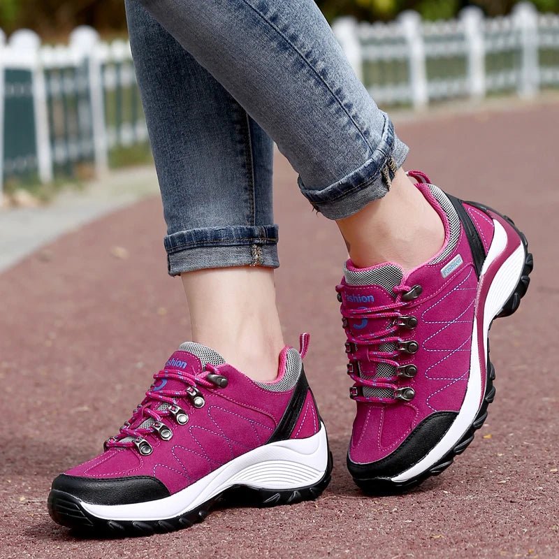 Women’s Platform Walking Shoes | Anti - Slip Outdoor Sneakers - Real Group UAE