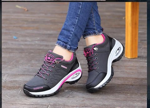 Women’s Platform Walking Shoes | Anti - Slip Outdoor Sneakers - Real Group UAE