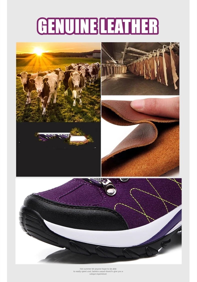 Women’s Platform Walking Shoes | Anti - Slip Outdoor Sneakers - Real Group UAE