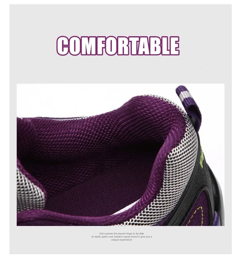 Women’s Platform Walking Shoes | Anti - Slip Outdoor Sneakers - Real Group UAE