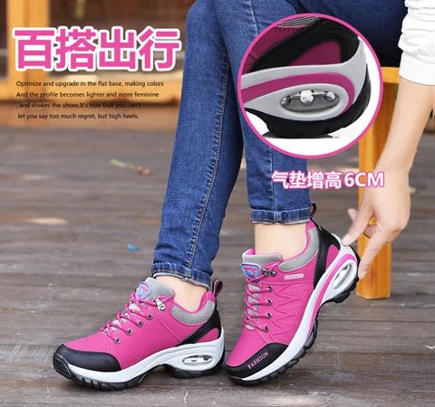 Women’s Platform Walking Shoes | Anti - Slip Outdoor Sneakers - Real Group UAE