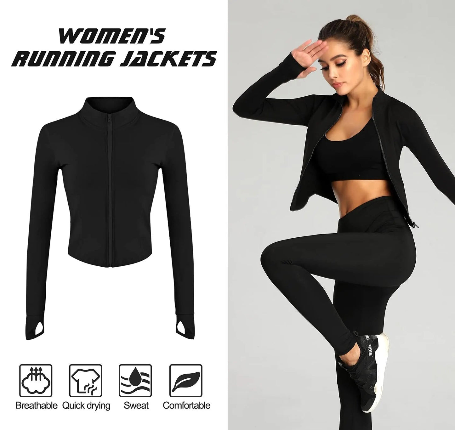 Women's Tracksuit Jacket Slim Fit - Real Group