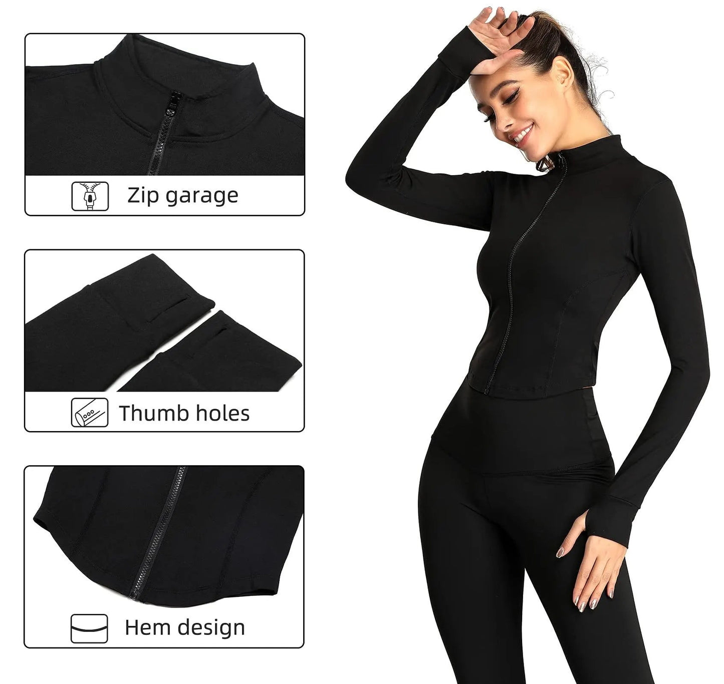 Women's Tracksuit Jacket Slim Fit - Real Group