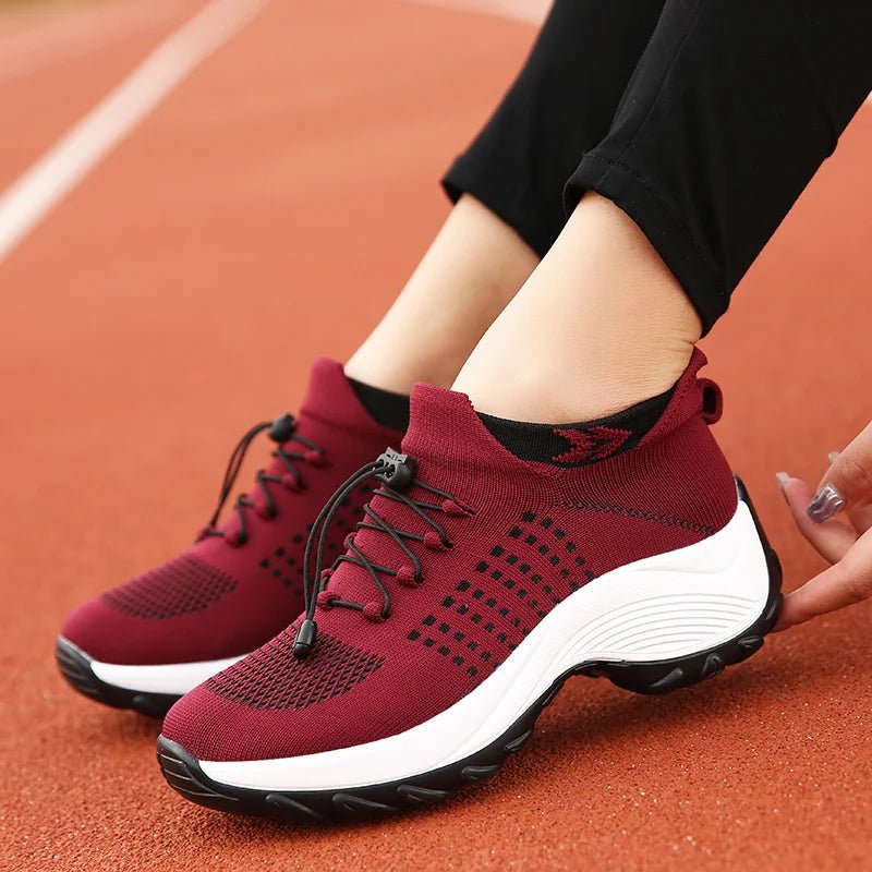 Women’s Walking Trainers | Breathable Sock Sneakers | Non - Slip Loafers - Real Group UAE