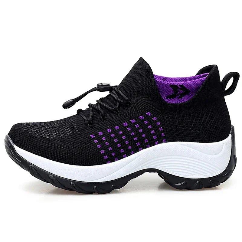 Women’s Walking Trainers | Breathable Sock Sneakers | Non - Slip Loafers - Real Group UAE