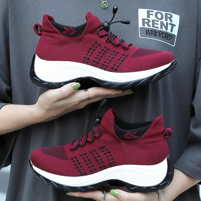 Women’s Walking Trainers | Breathable Sock Sneakers | Non - Slip Loafers - Real Group UAE