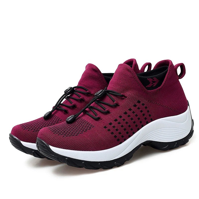 Women’s Walking Trainers | Breathable Sock Sneakers | Non - Slip Loafers - Real Group UAE