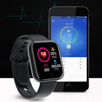 Smart Watch with Music Control, Fitness Tracker & Alarm for Men/Women