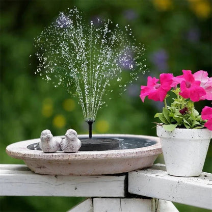 Colorful Solar Fountain Pump for Bird Baths & Outdoor Gardens | Energy - Saving Watering Kit - Real Group