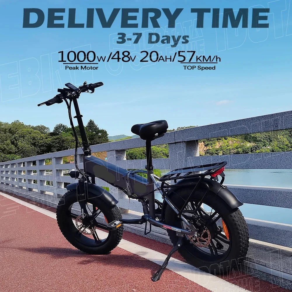 Electric Bike 1000W 48V 20AH - Real Group