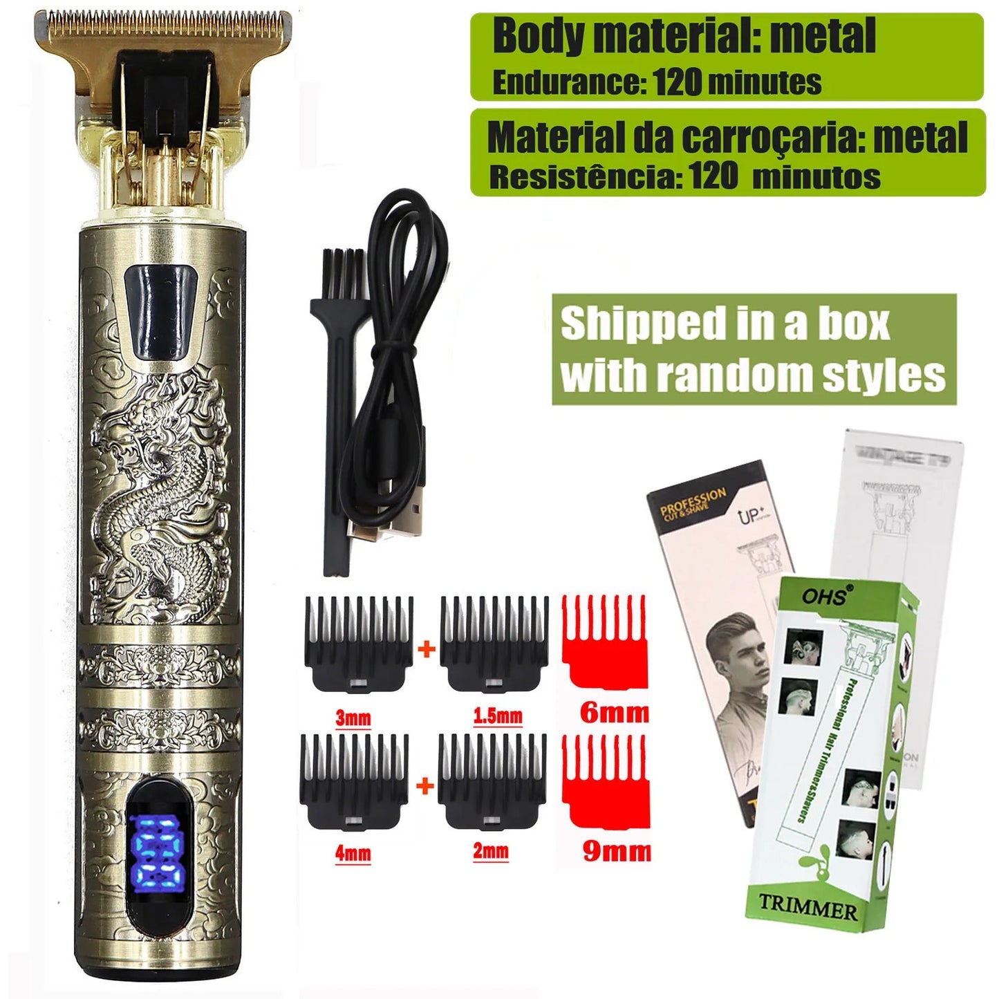 Electric Hair Trimer Shaving Machine for Men - Real Group