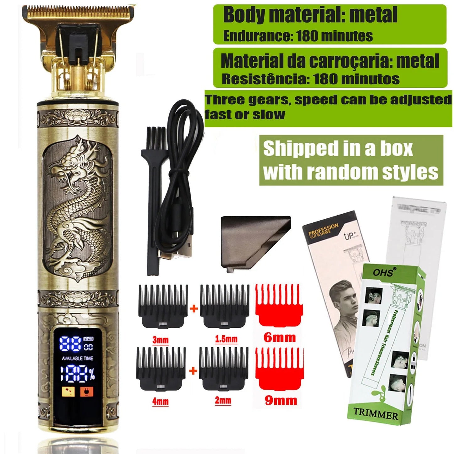 Electric Hair Trimer Shaving Machine for Men - Real Group