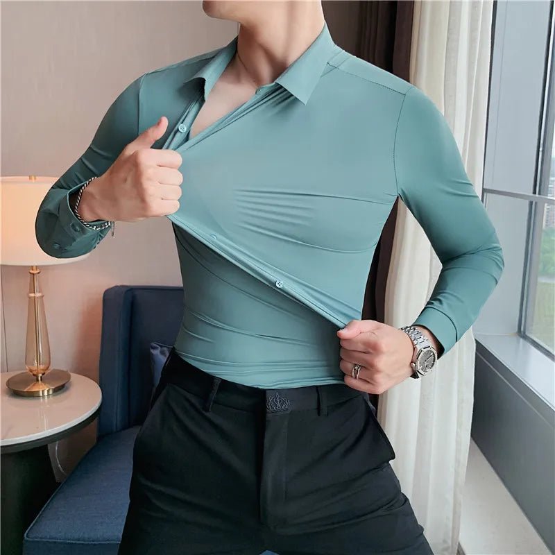 High Elasticity Seamless Shirts for Men - Real Group