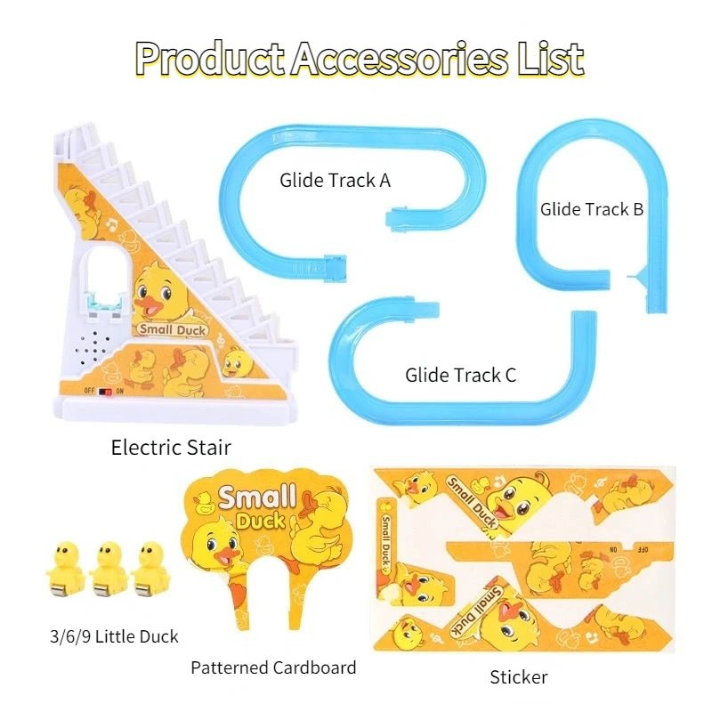 Kids Electric Small Duck Climbing Stairs Toy - Real Group