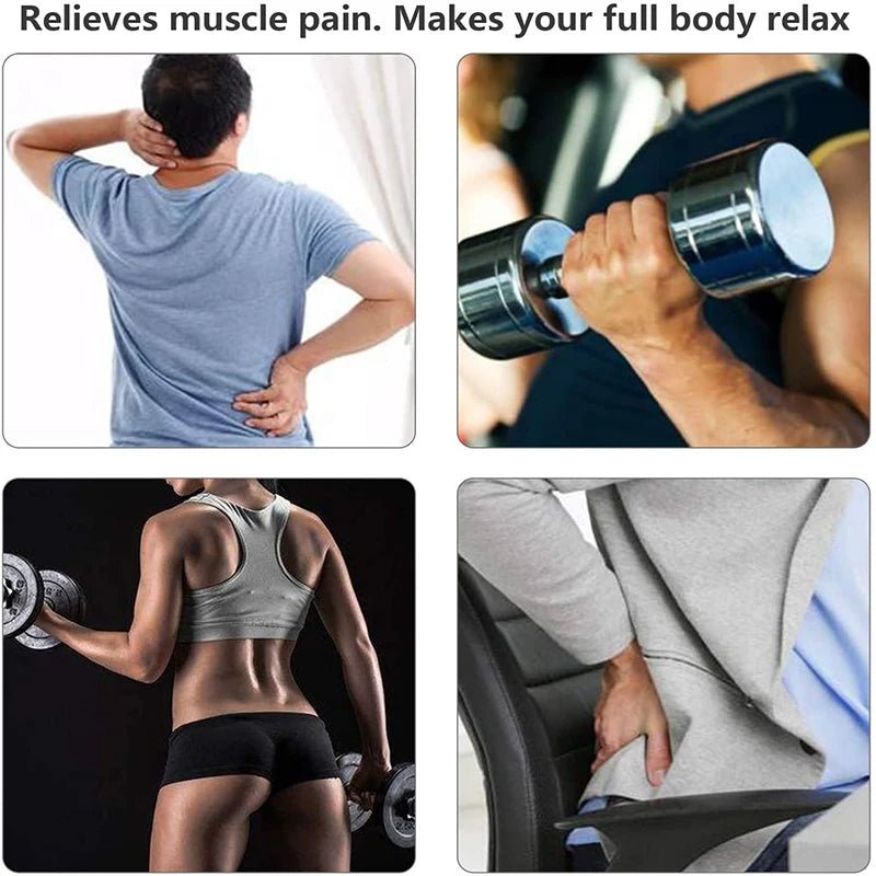 LCD Electric massage Fascia Gun Slimming Body Muscle Relaxation for Neck back foot leg shoulder Massager massage Gun percussion - Real Group