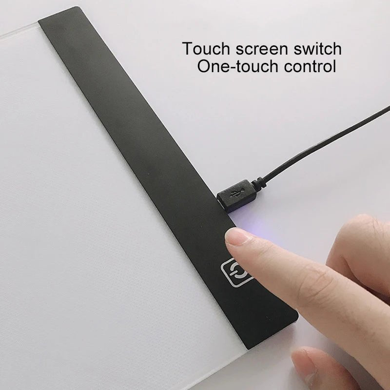 LED Drawing Pad for Kids - Adjustable Light Notepad for Creative Animation - Real Group