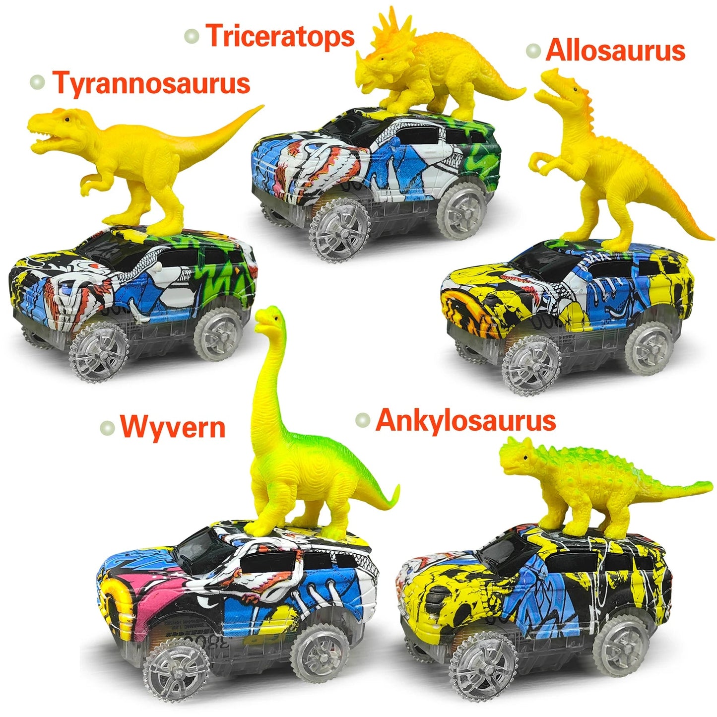 Magic Climbing Electric Dinosaur Car Track Set - Real Group