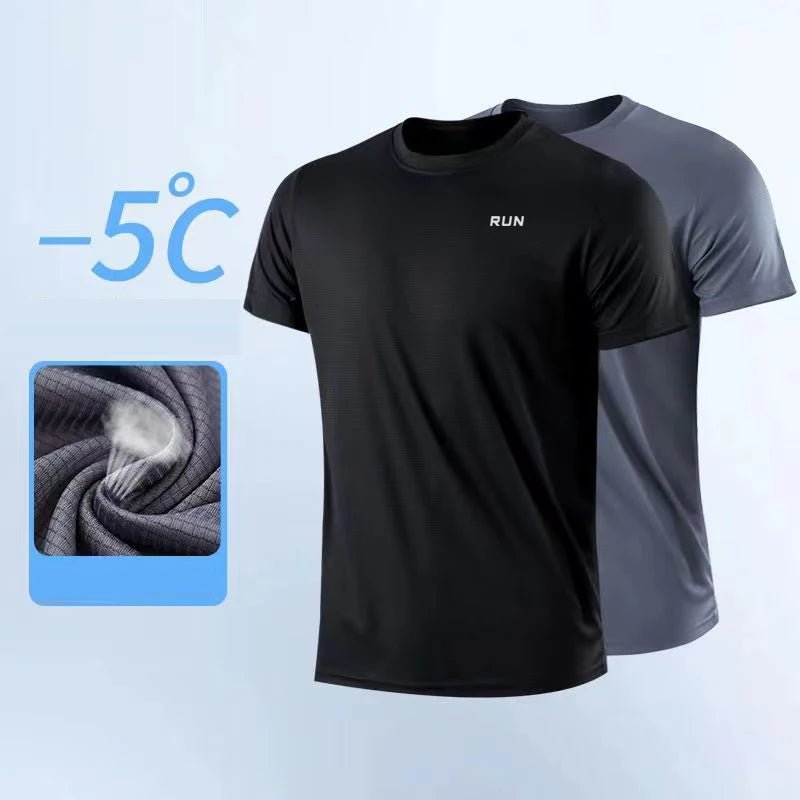 Men's Quick Dry Round Neck T-Shirt - Real Group