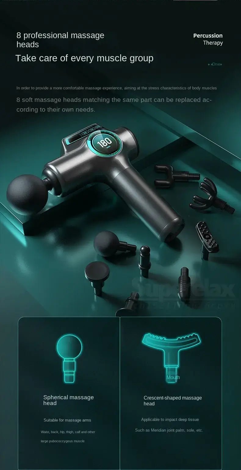 Neuk Massage Gun Attachment 99 Speed Muscle Massagers Gun Fascia Masager Massage gun Relaxation Treatment Massages Guns Vibrator - Real Group