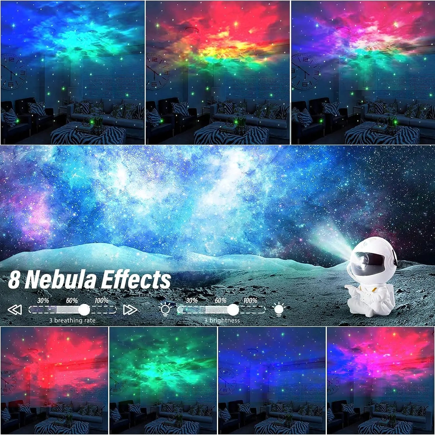 Projector Galaxy Night Light for Bedroom Home Decorate - Real Group