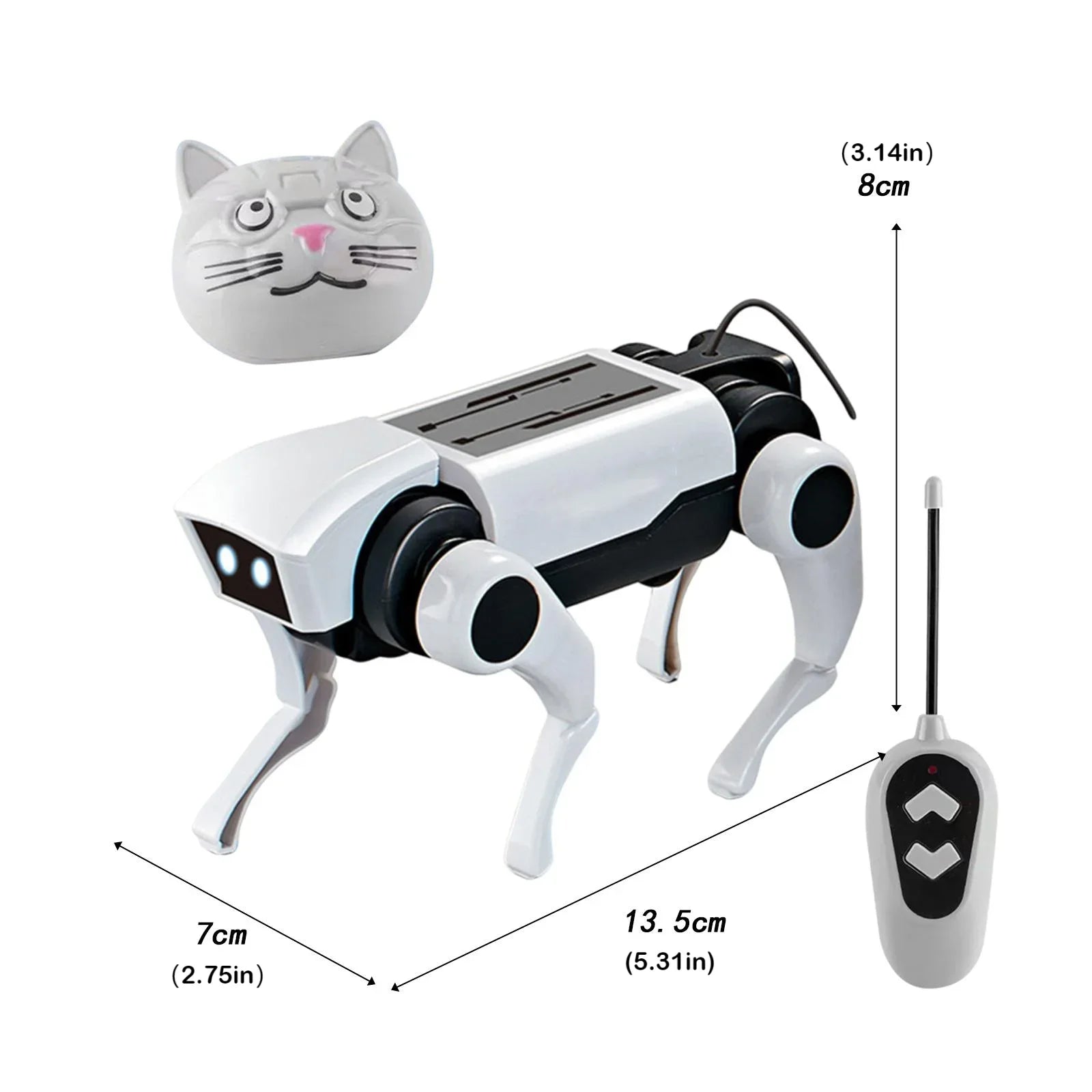 RC Robot Dog DIY Kit – Remote Control Toy for Kids & Teens - Realgroupuae
