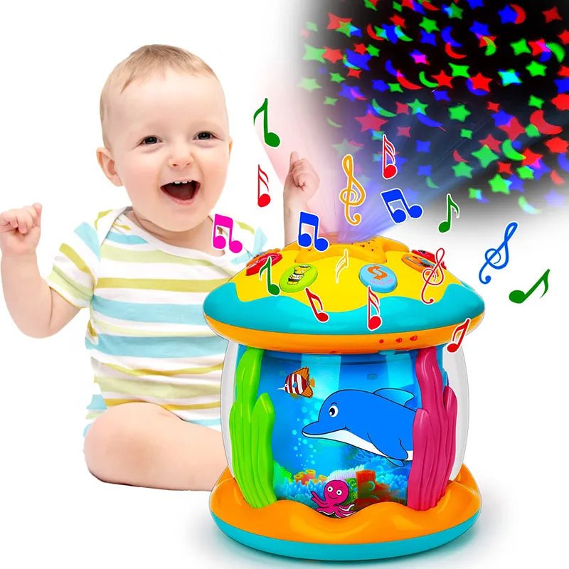 Rotary Projector Musical Educational Sensory Toys for Toddler - Real Group