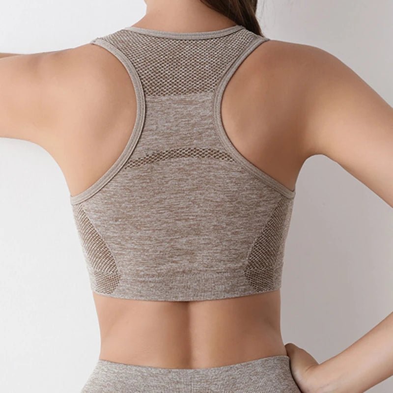 Seamless Neck Sports Bra - Real Group