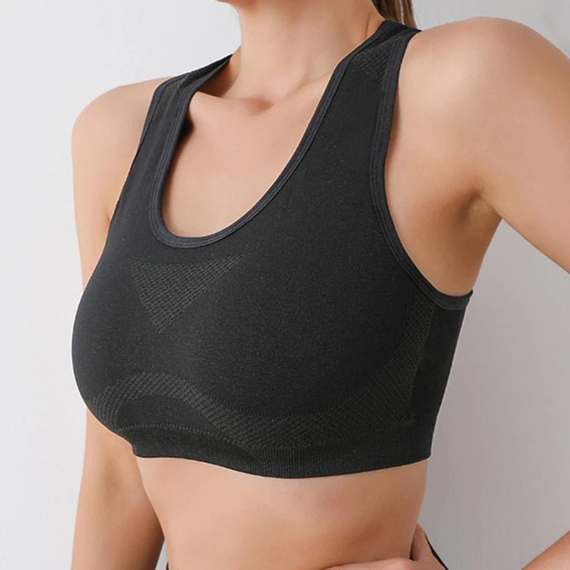 Seamless Neck Sports Bra - Real Group