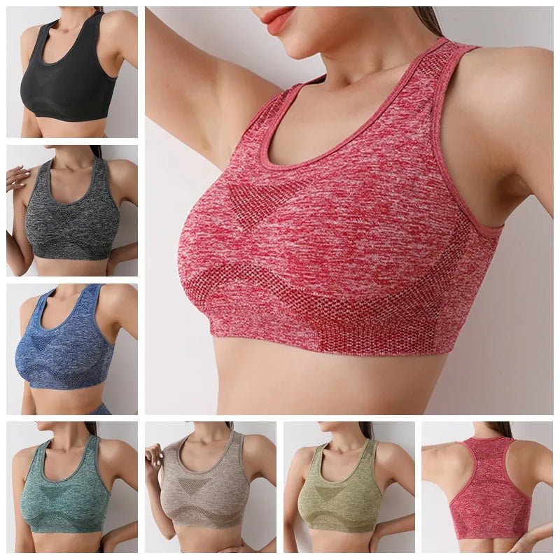 Seamless Neck Sports Bra - Real Group