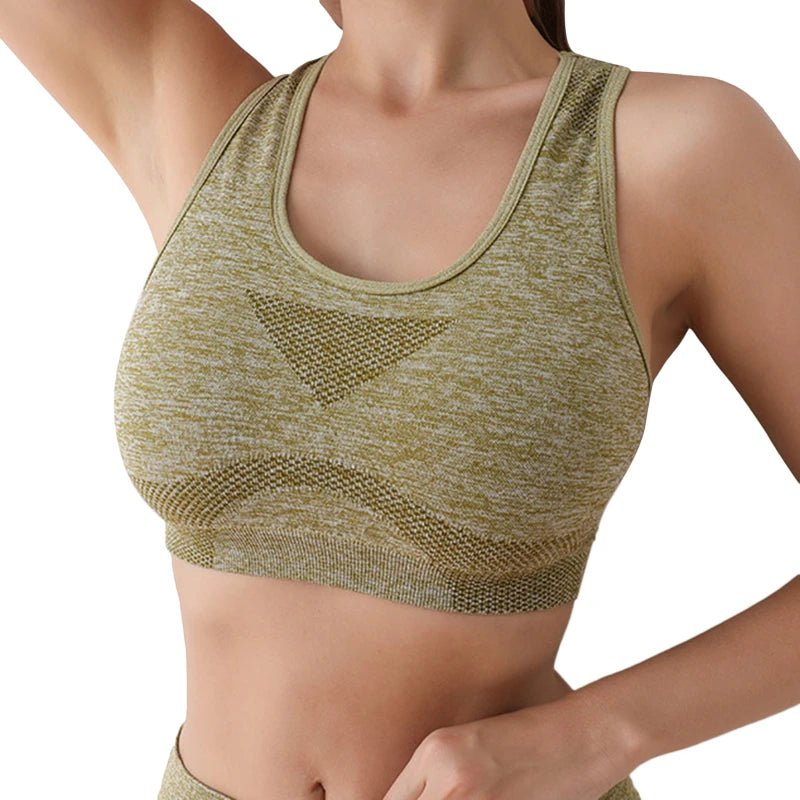 Seamless Neck Sports Bra - Real Group